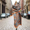 Luxury Equestrian Print Scarf - The Colette