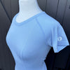 Blissful Prescott Short Sleeve Tech Top - Ice Blue