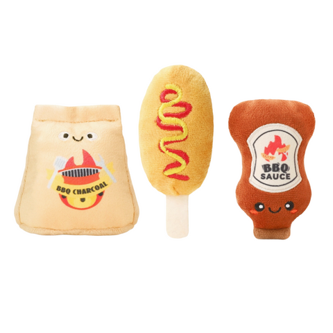 BBQ Party Dog Toy Pack