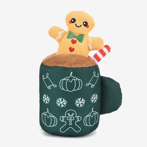 Gingerbread Latte Dog Toy