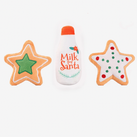 Santa's Milk & Cookies Plush Toy Pack