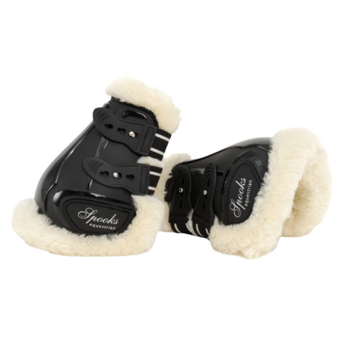 Spooks Teddy Fetlock Boots - Black