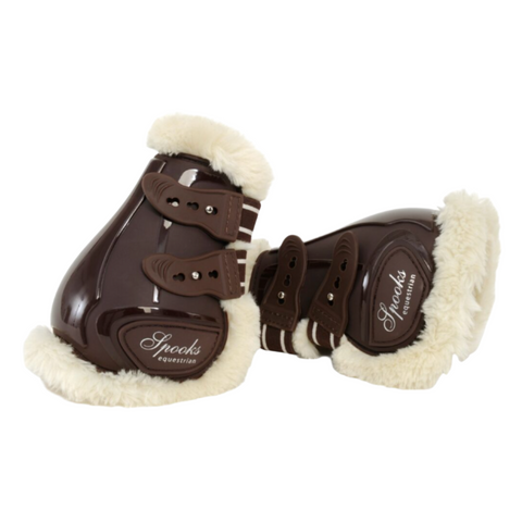 Spooks Teddy Fetlock Boots - Brown