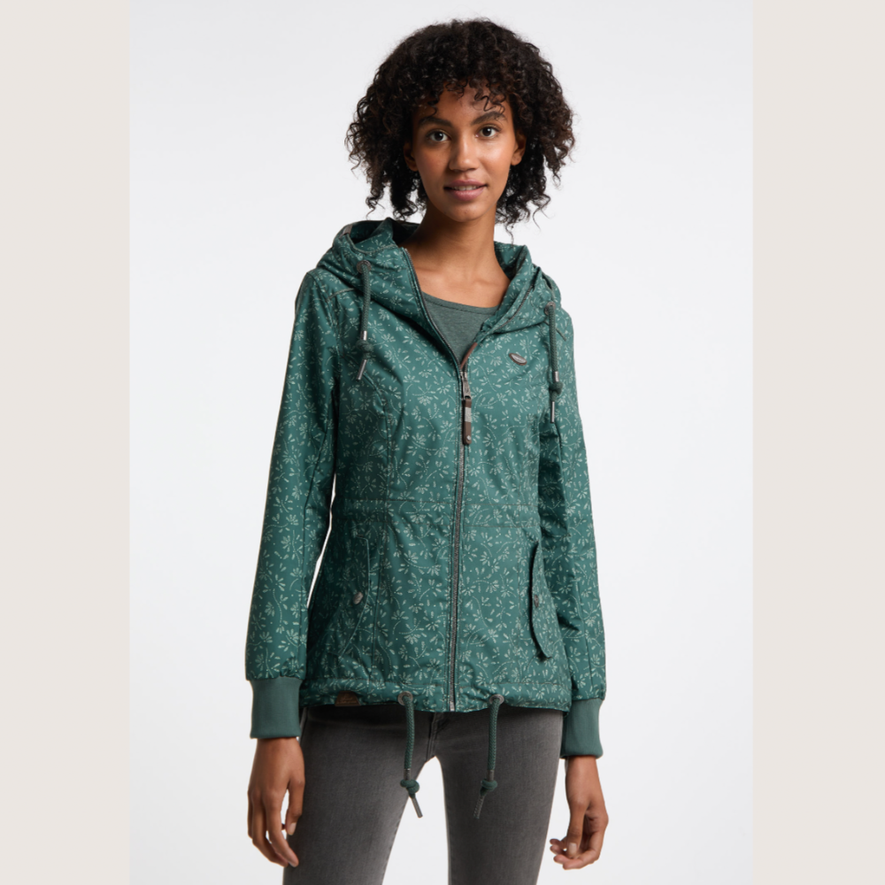 Ragwear Danka Bloom Jacket Green - The | Shoppe Carrington