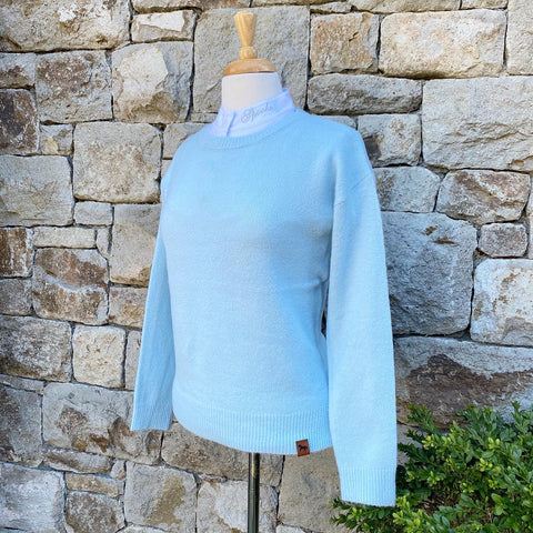 Blissful Blenheim Knit Sweater - Sky